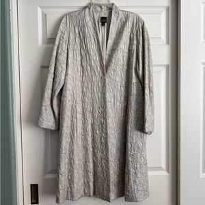 Eileen Fisher Textured Cream Blazer